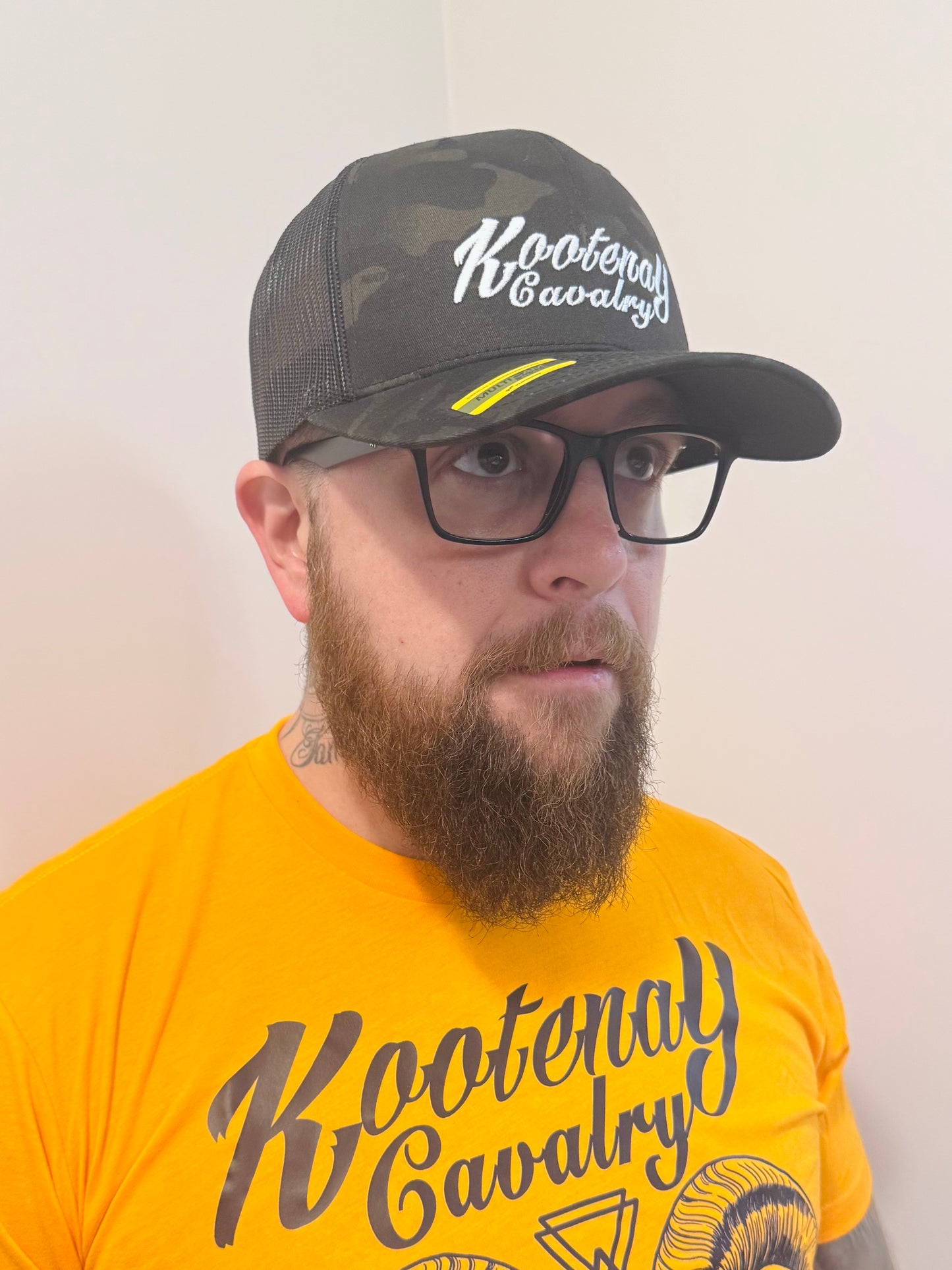 Kootenay Cavalry Hat Dark Camo Mesh Snap Back