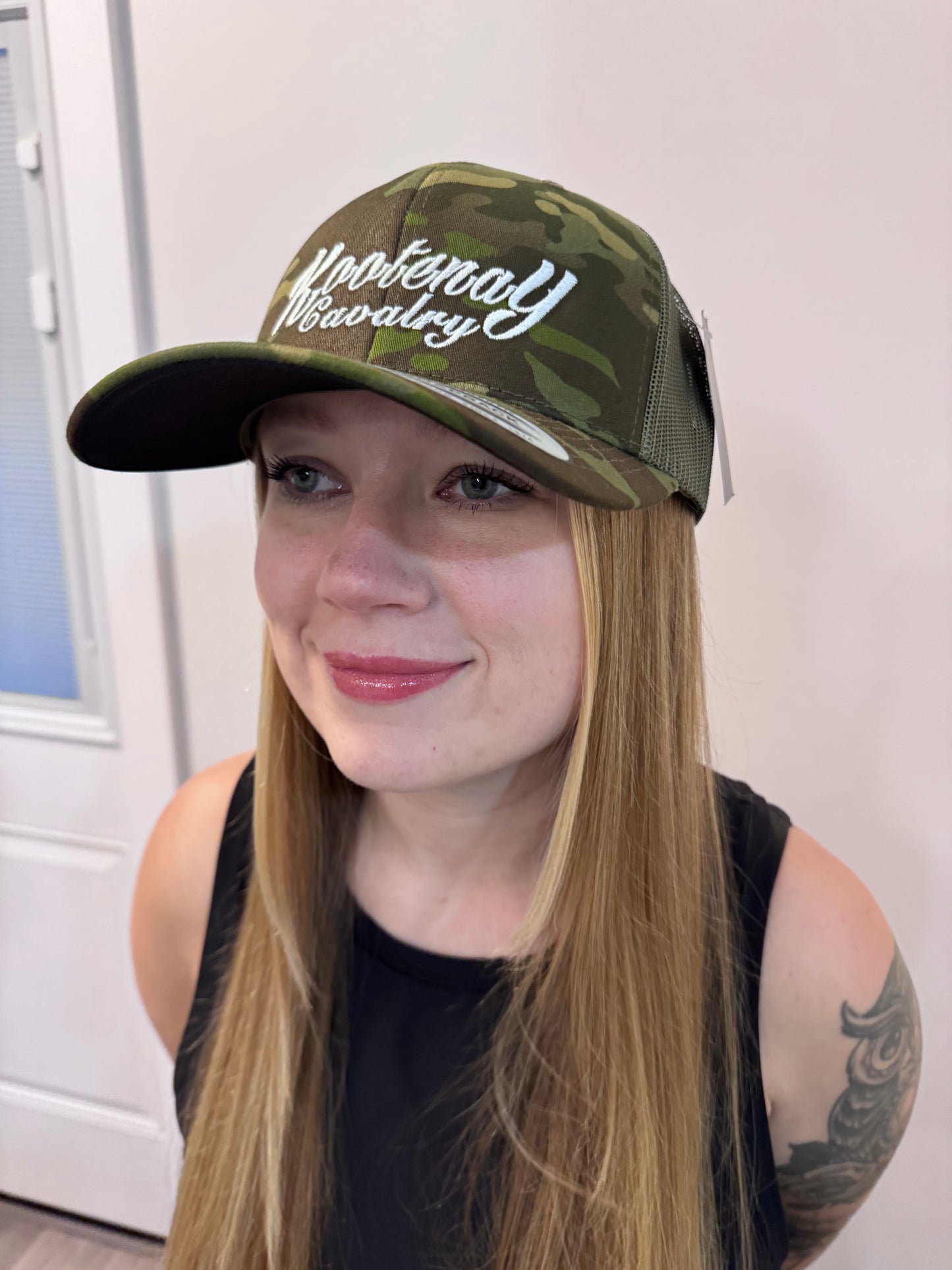 Kootenay Cavalry Hat Tropical Camo Mesh Snap Back