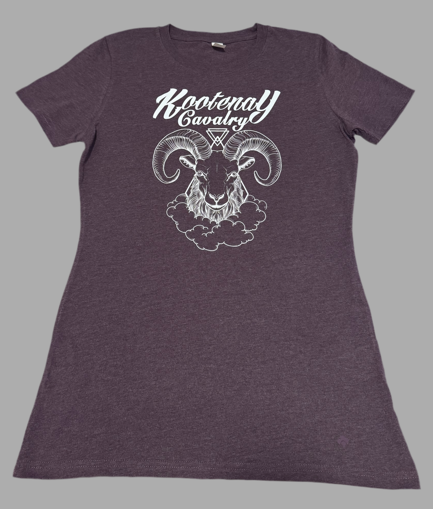 Ladies Kootenay Cavalry Sheep T-Shirt Purple