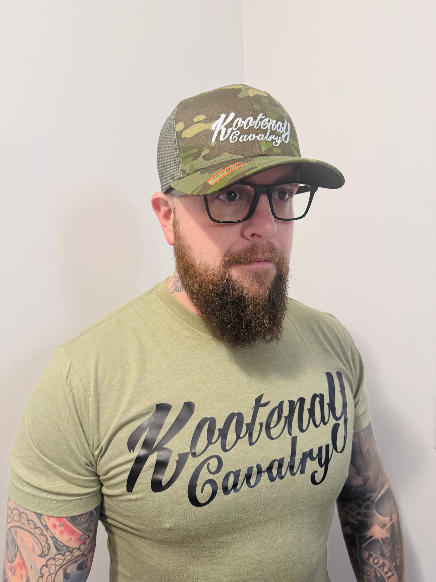 Kootenay Cavalry Hat Tropical Camo Mesh Snap Back