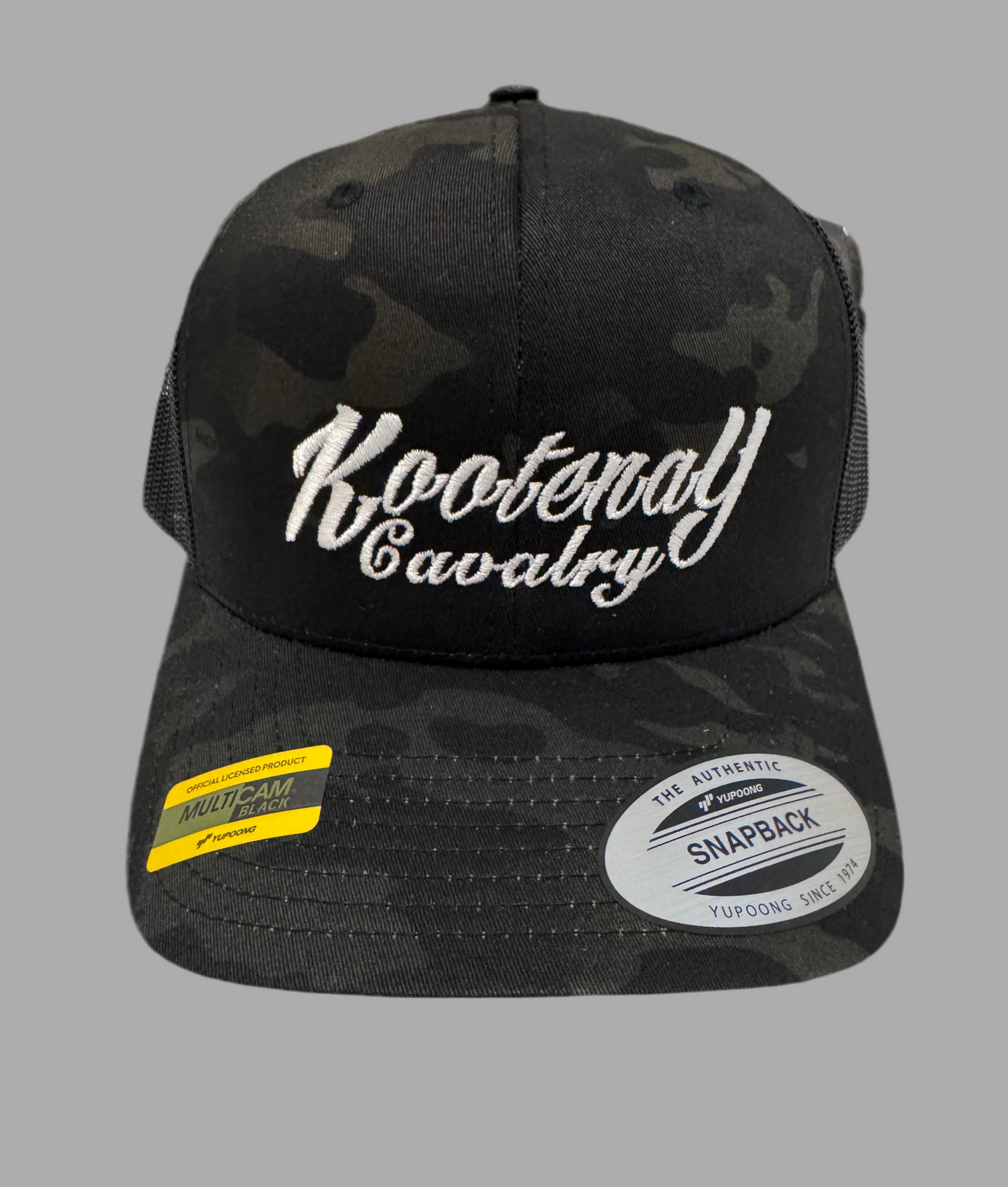 Kootenay Cavalry Hat Dark Camo Mesh Snap Back