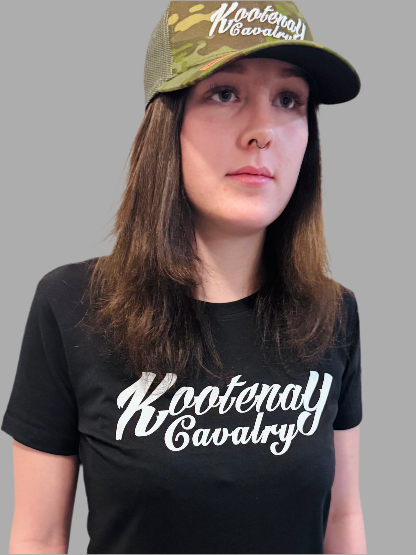 Ladies Kootenay Cavalry T-Shirt Black