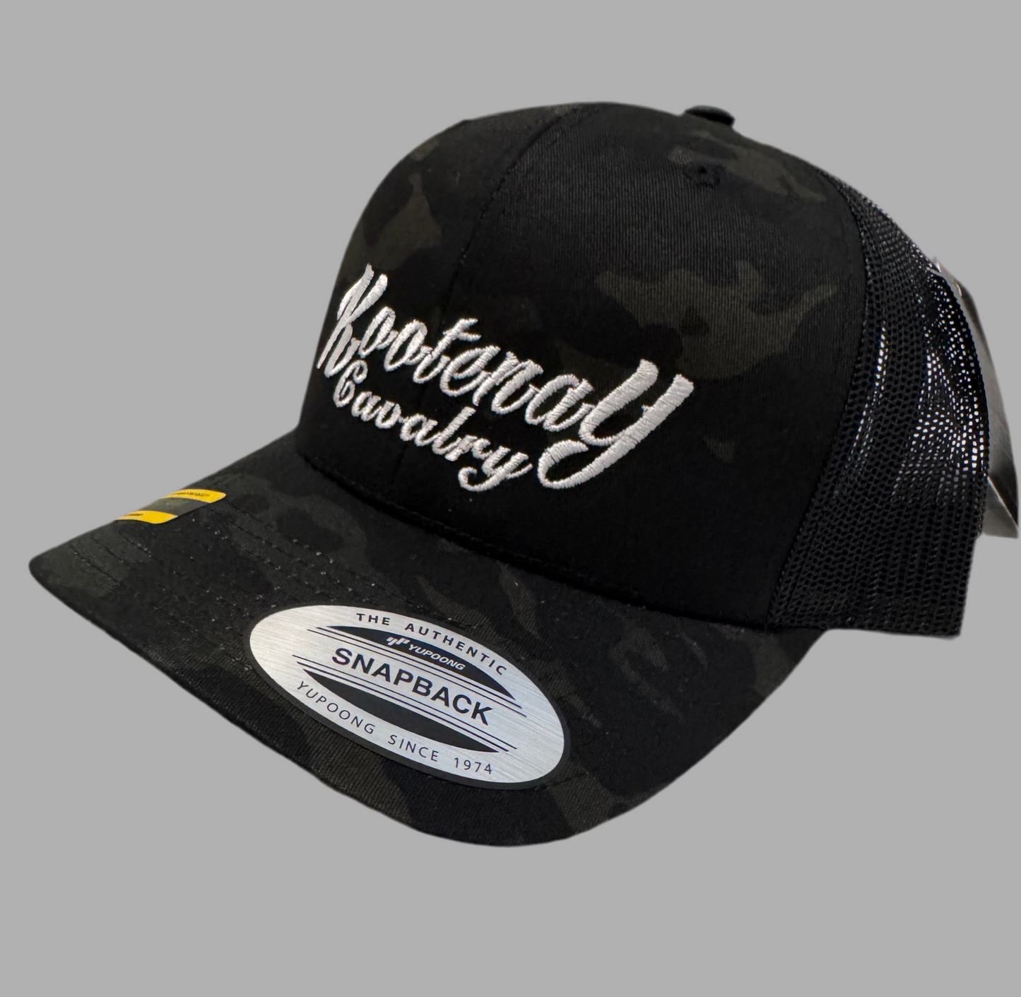 Kootenay Cavalry Hat Dark Camo Mesh Snap Back