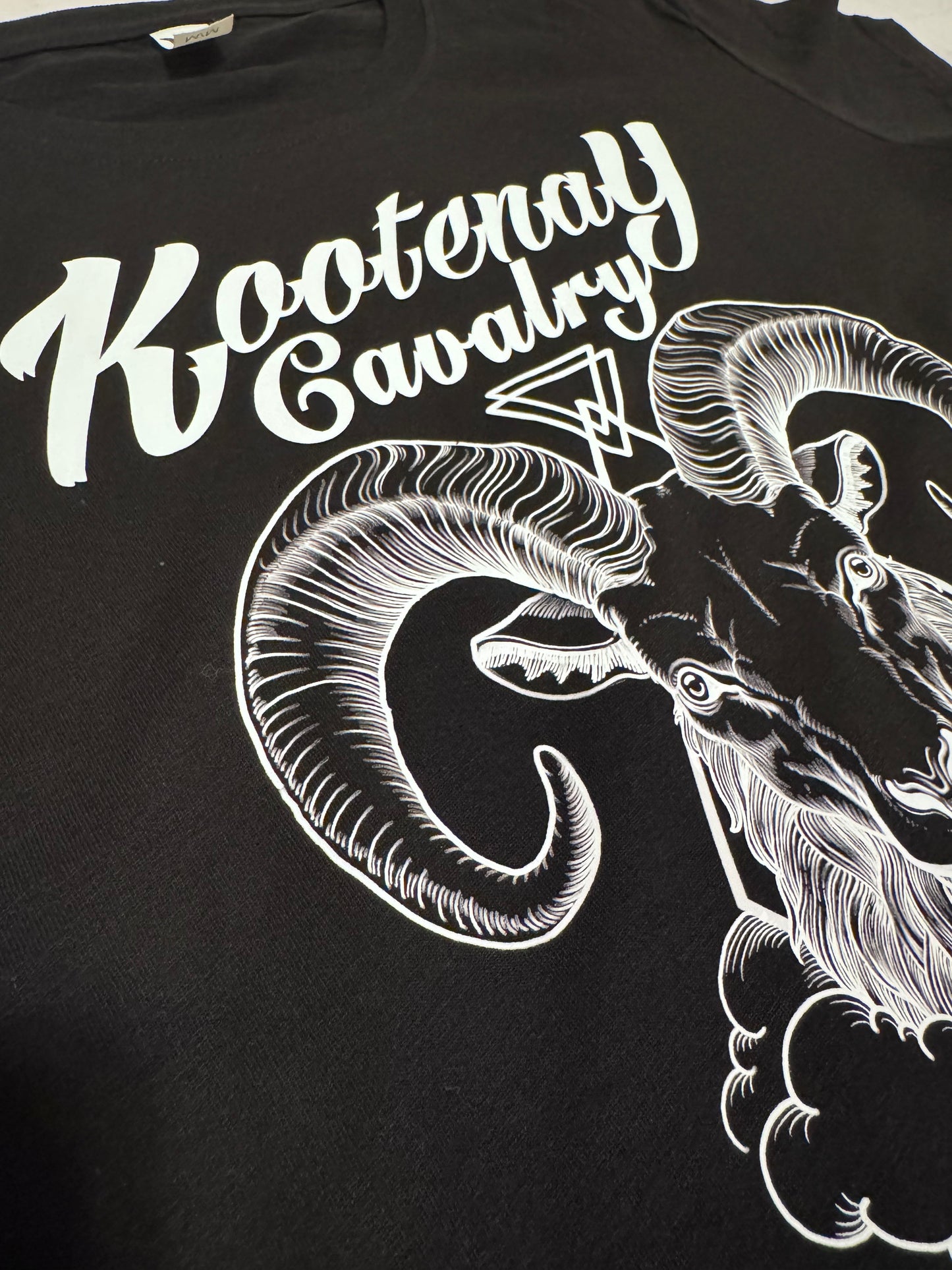 Ladies Kootenay Cavalry Sheep T-Shirt Black