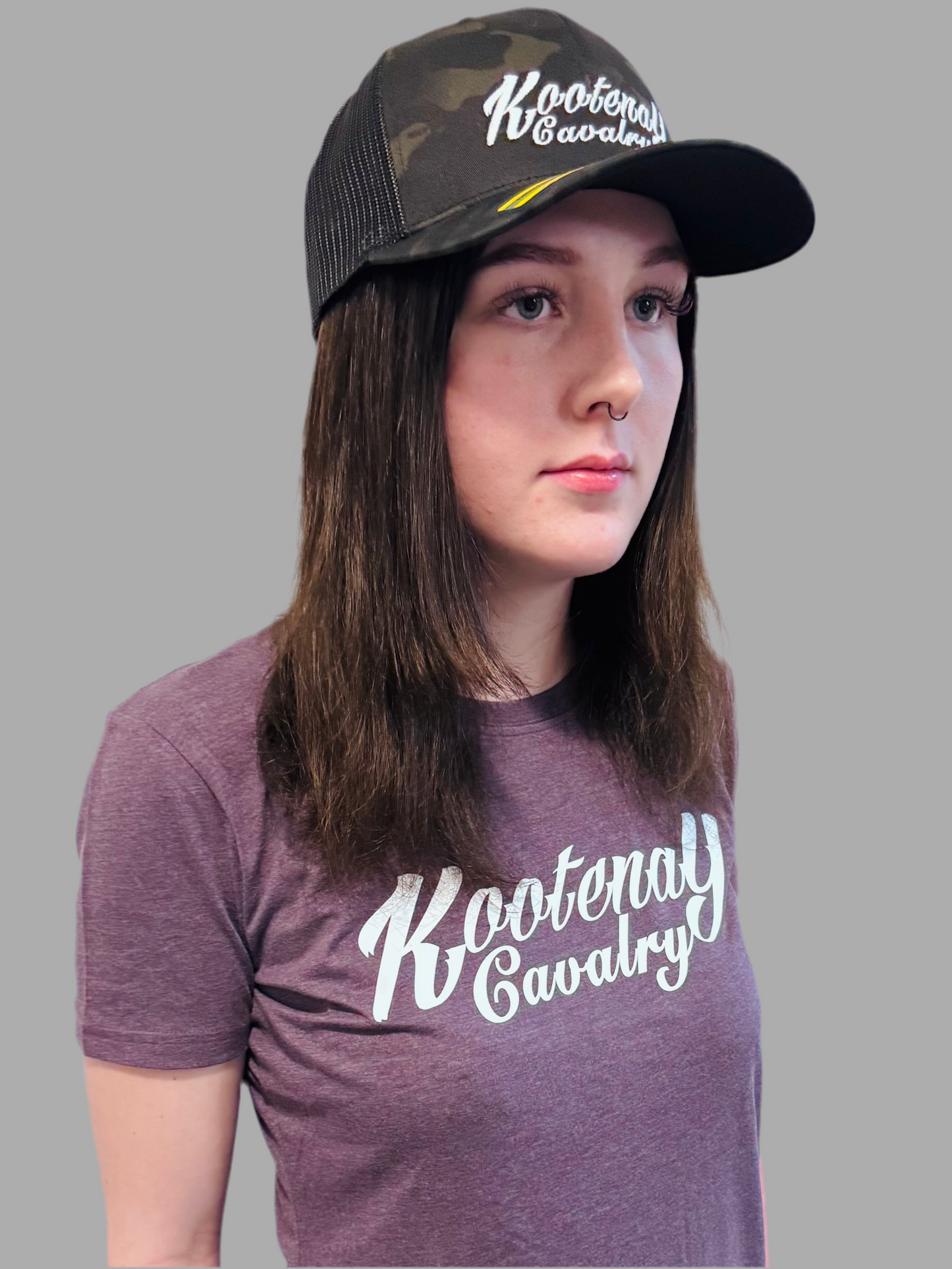 Ladies Kootenay Cavalry T-Shirt Purple