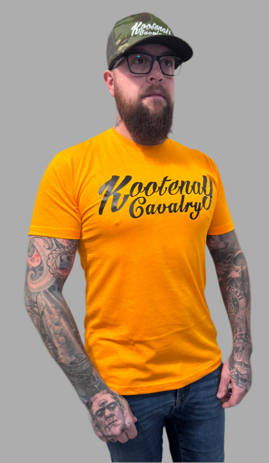 Mens Kootenay Cavalry T-Shirt Orange