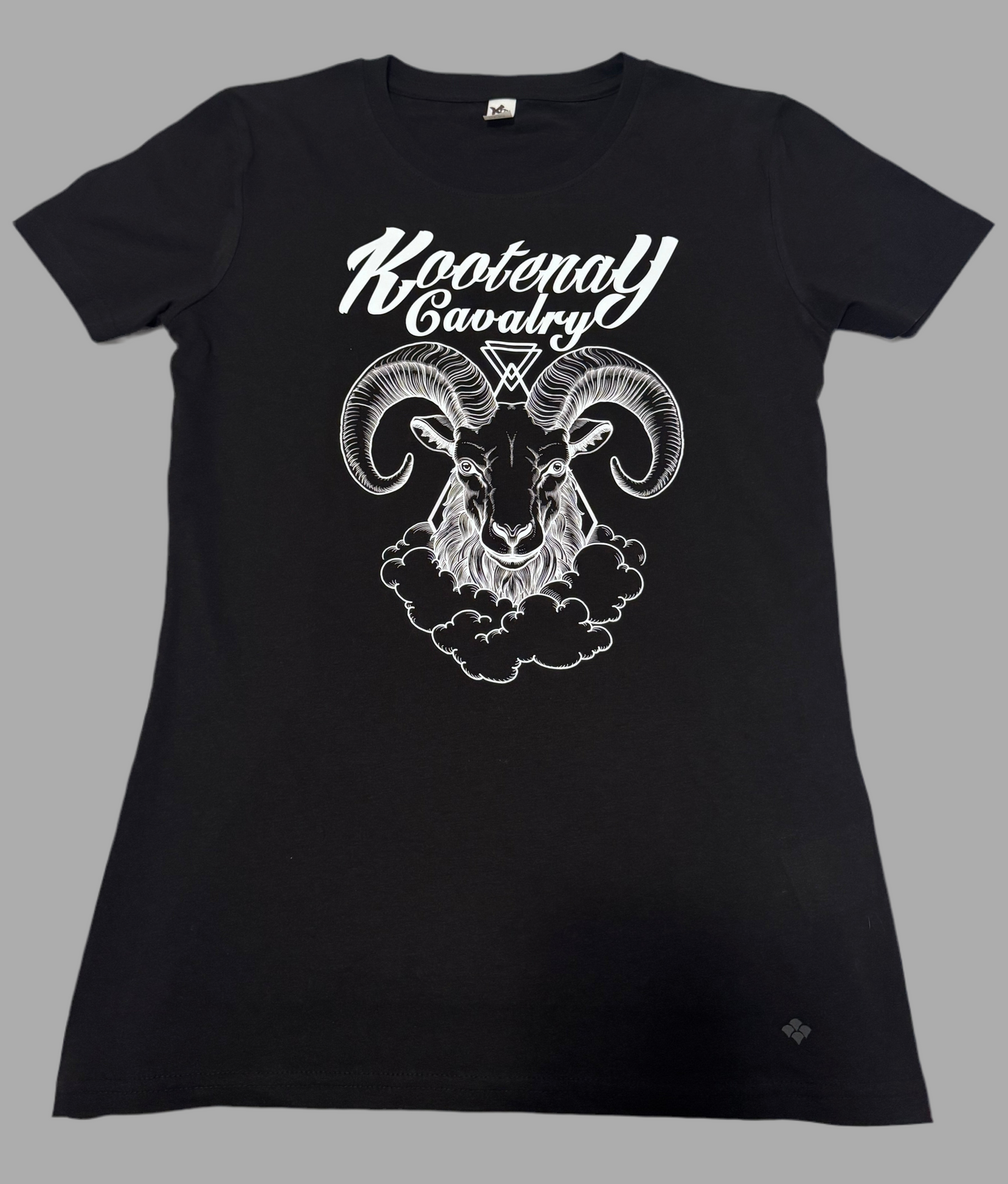 Ladies Kootenay Cavalry Sheep T-Shirt Black