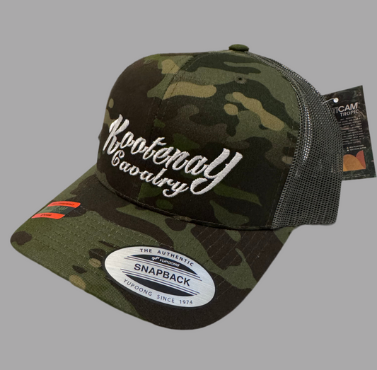 Kootenay Cavalry Hat Tropical Camo Mesh Snap Back