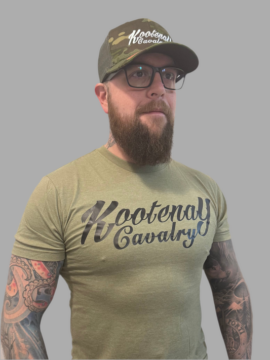 Mens Kootenay Cavalry T-Shirt Green