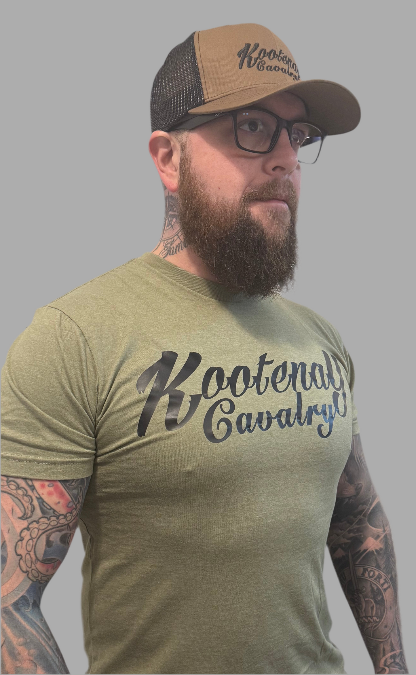 Mens Kootenay Cavalry T-Shirt Green
