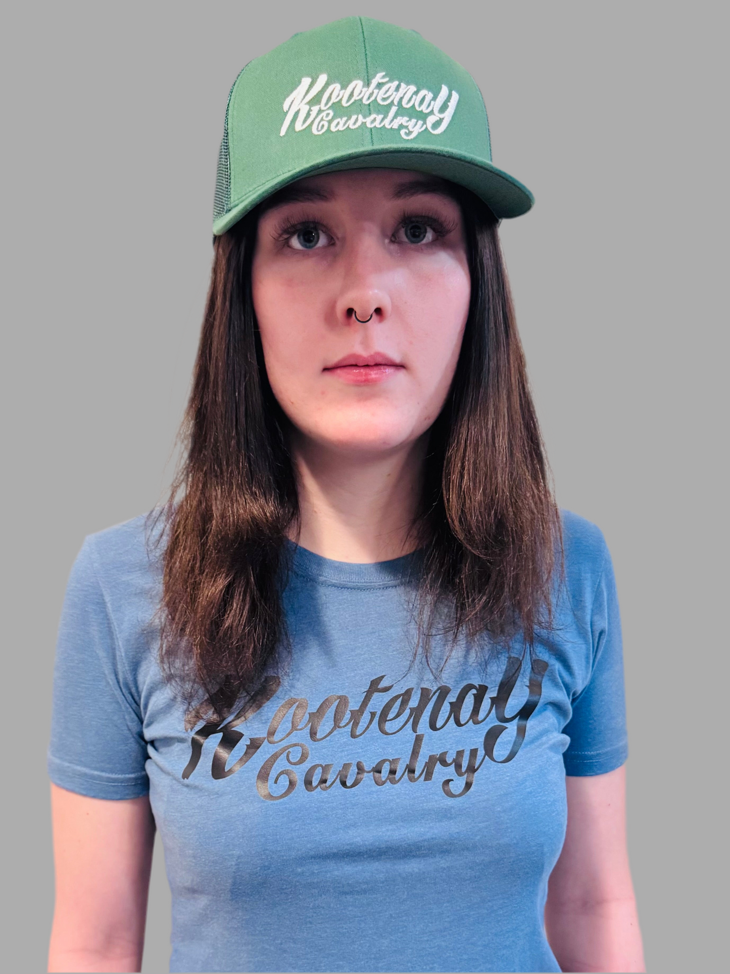 Ladies Kootenay Cavalry T-Shirt Blue