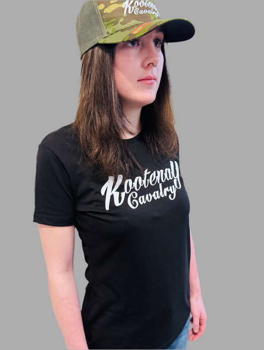 Ladies Kootenay Cavalry T-Shirt Black
