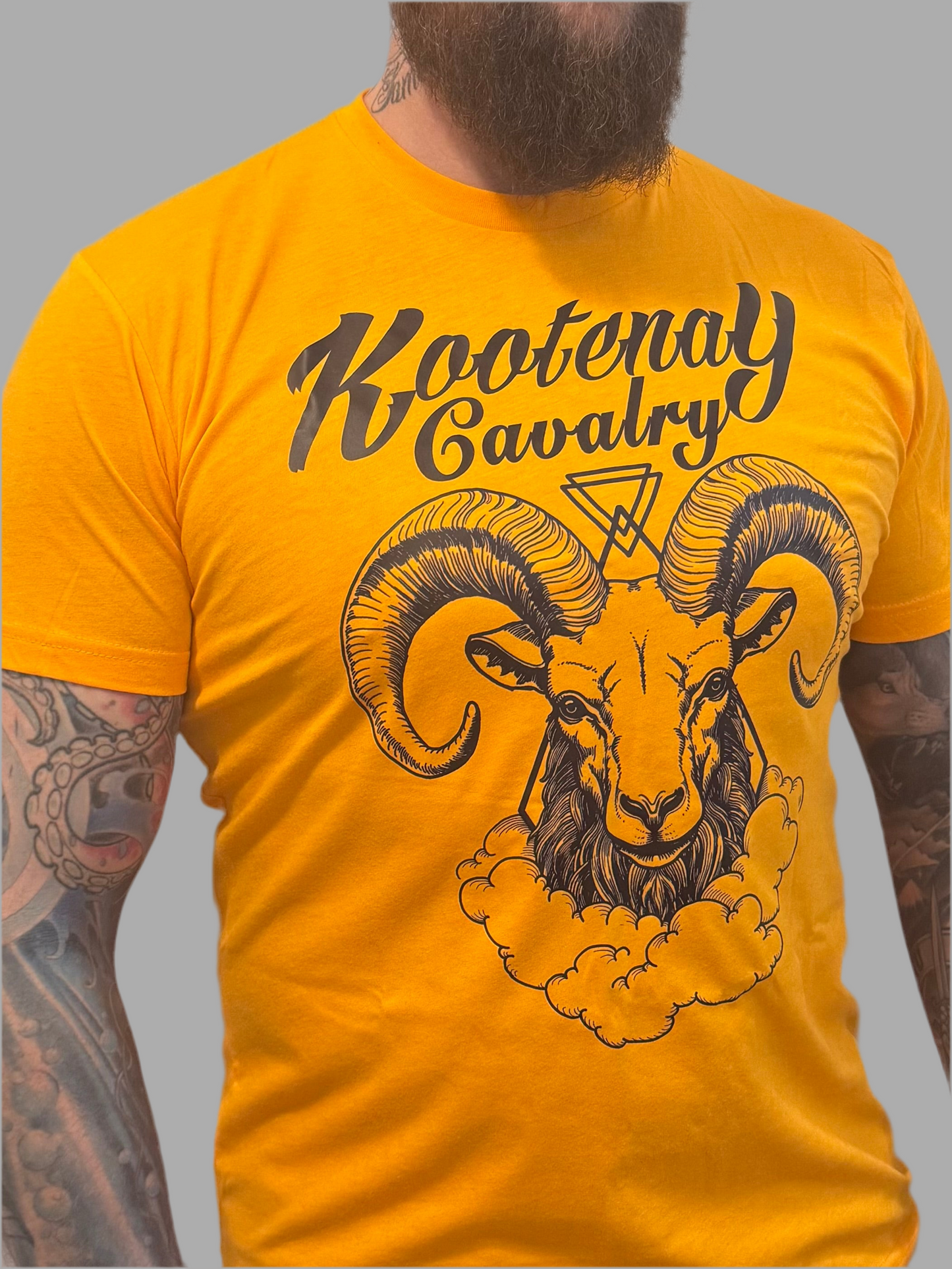 Mens Kootenay Cavalry Sheep T-Shirt Orange
