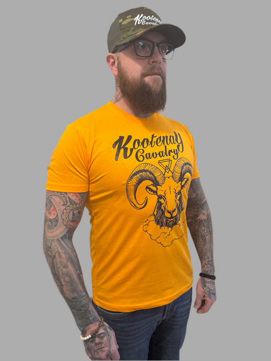Mens Kootenay Cavalry Sheep T-Shirt Orange